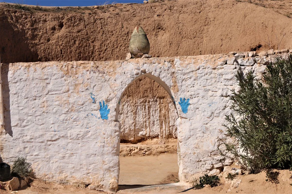 Entrada Casa Troglodita Ruta Túnez
